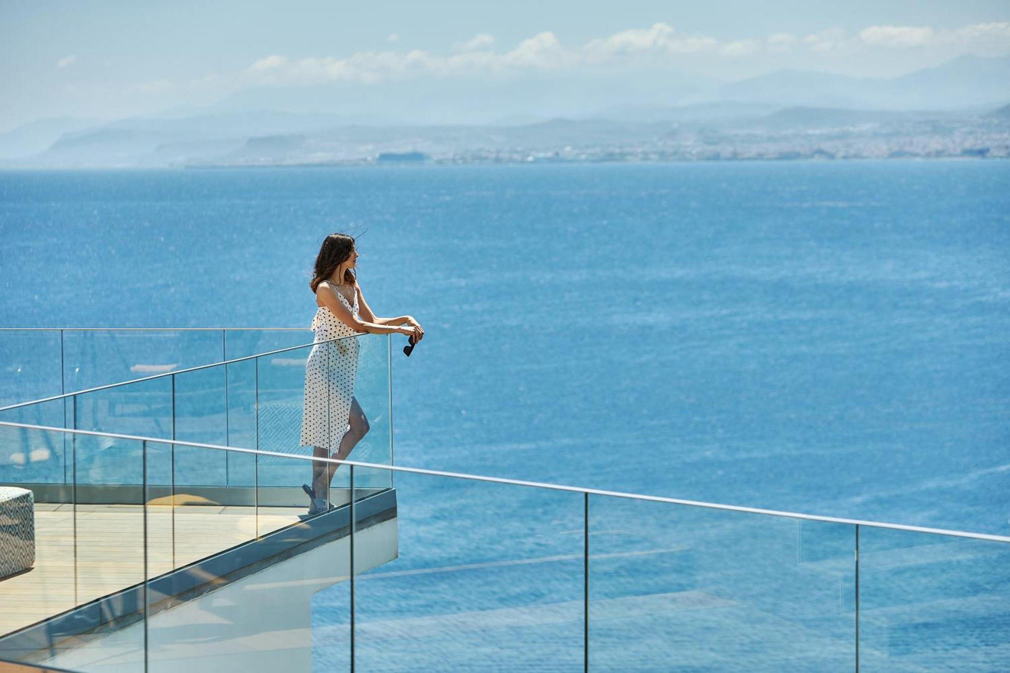Beachfront Villa In Crete - Epavli Luxury Villa Agia Pelagia  Ngoại thất bức ảnh
