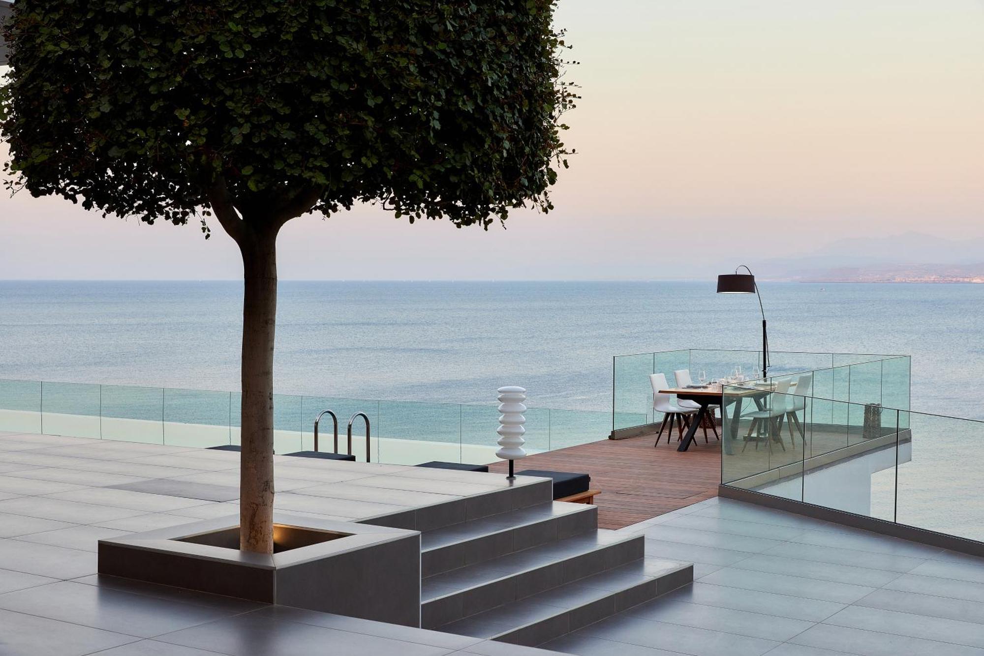 Beachfront Villa In Crete - Epavli Luxury Villa Agia Pelagia  Ngoại thất bức ảnh