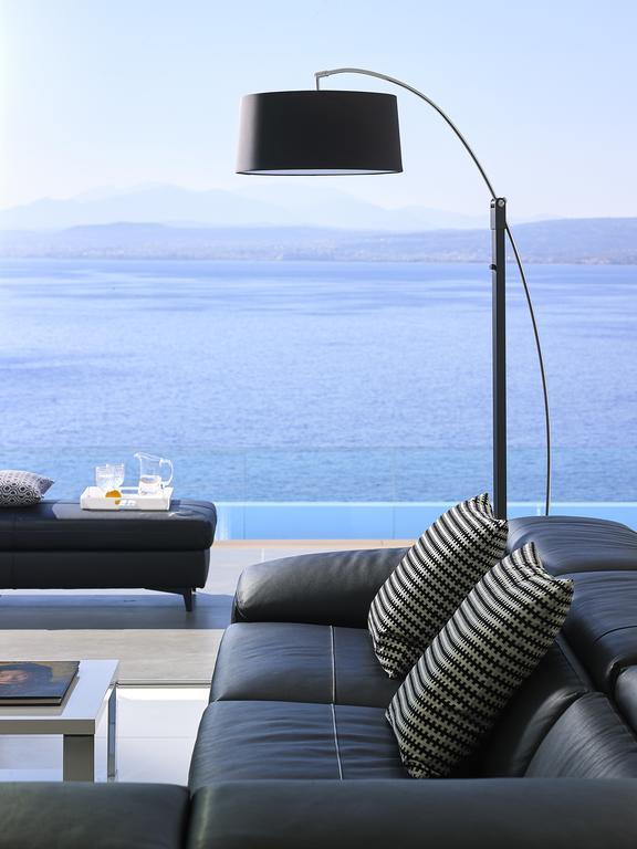 Beachfront Villa In Crete - Epavli Luxury Villa Agia Pelagia  Ngoại thất bức ảnh