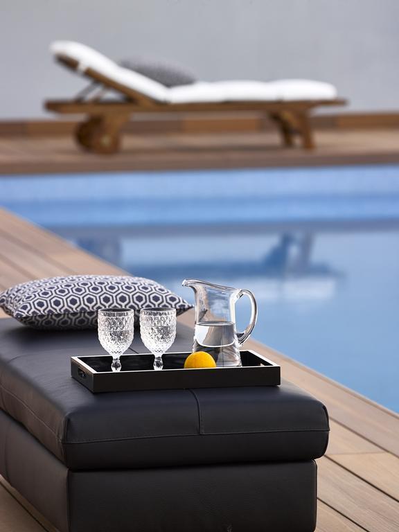 Beachfront Villa In Crete - Epavli Luxury Villa Agia Pelagia  Ngoại thất bức ảnh